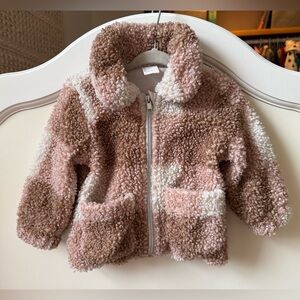 H&M Teddy Jacket 6-9 months